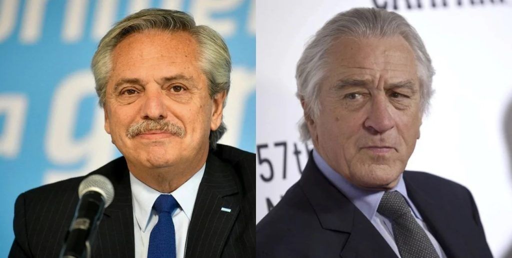 A ALBERTO FERNANDEZ LE GUSTARÍA QUE ROBERT DE NIRO LO INTERPRETARA EN UNA PELÍCULA