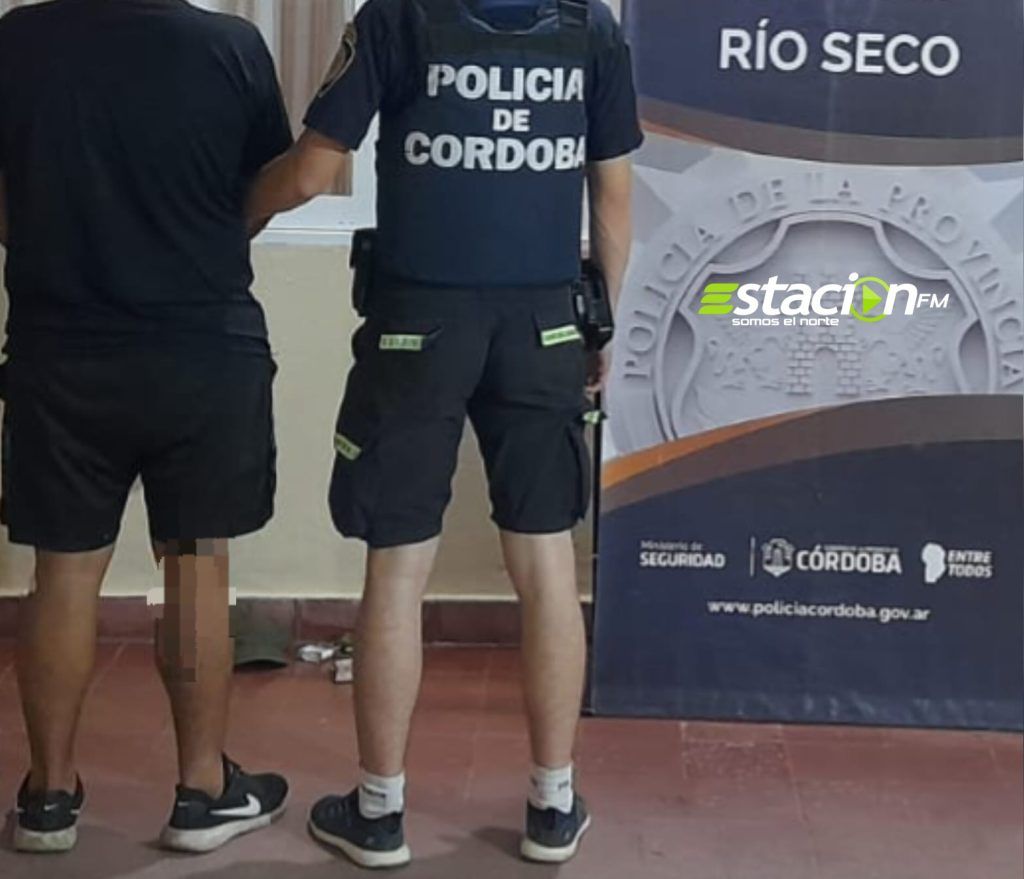 DETIENEN A UN JOVEN QUE INTENTABA INGRESAR A VIVIENDAS EN RÍO SECO