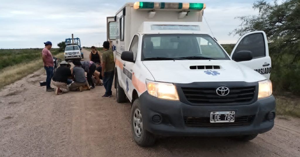 UN HOMBRE HERIDO TRAS CAER EN SU MOTO CERCA DE LA RINCONADA