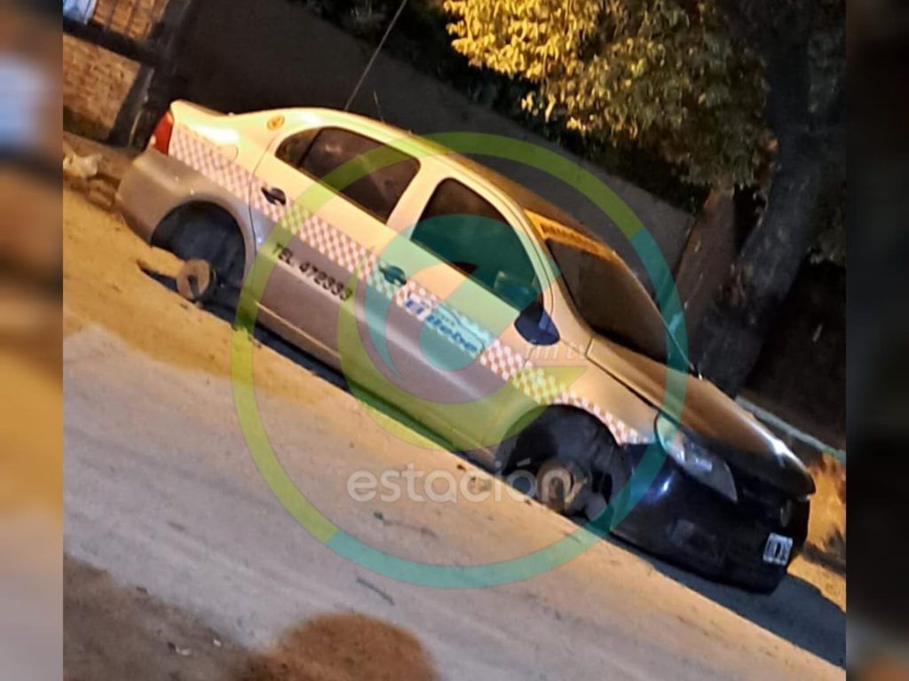 DESMANTELARON POR COMPLETO UN REMIS DE VILLA DEL TOTORAL EN CÓRDOBA