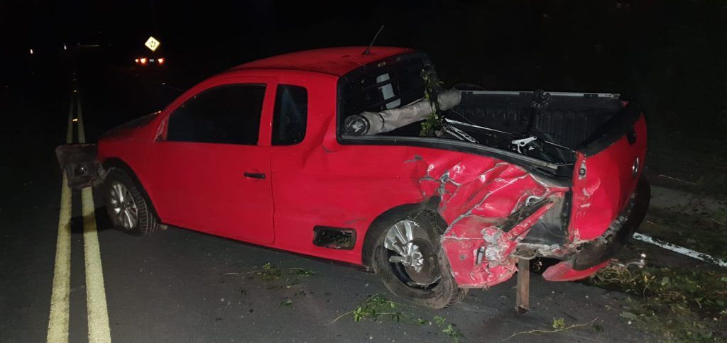 PERDIÓ EL CONTROL Y CHOCÓ CONTRA UNA PIRCA EN LA RUTA A ASCOCHINGA