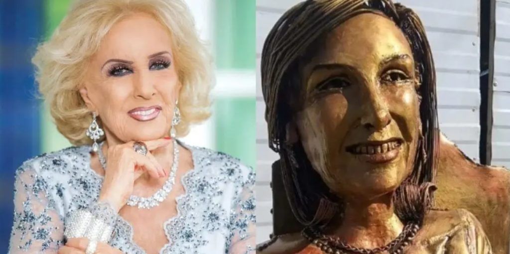 A MIRTHA NO LE GUSTÓ: “LA ESTATUA NO ME FAVORECE”