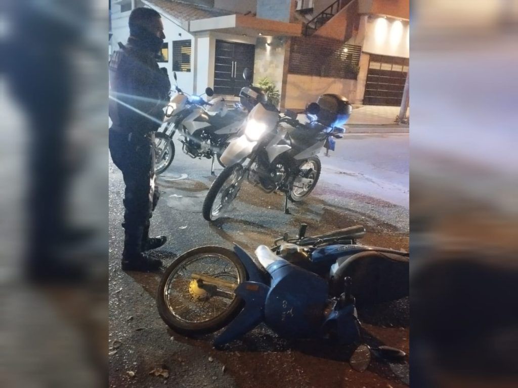 UN MOTOCICLISTA HERIDO EN UN ACCIDENTE EN JESUS MARÍA