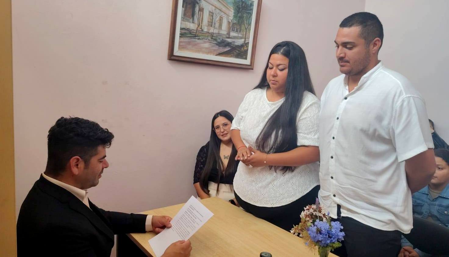 PREVIO AL DÍA DE LOS ENAMORADOS, EL INTENDENTE DE TULUMBA CASÓ A UNA PAREJA