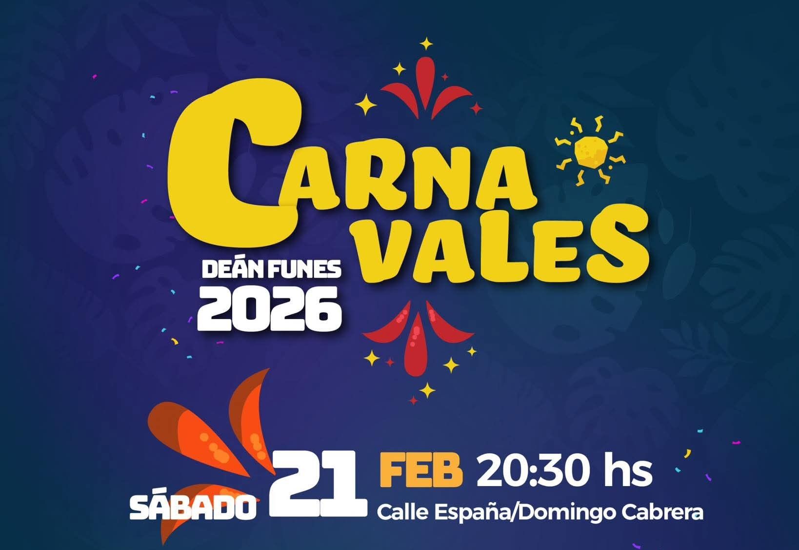 DEÁN FUNES SE PREPARA PARA VIVIR LOS CARNAVALES 2026