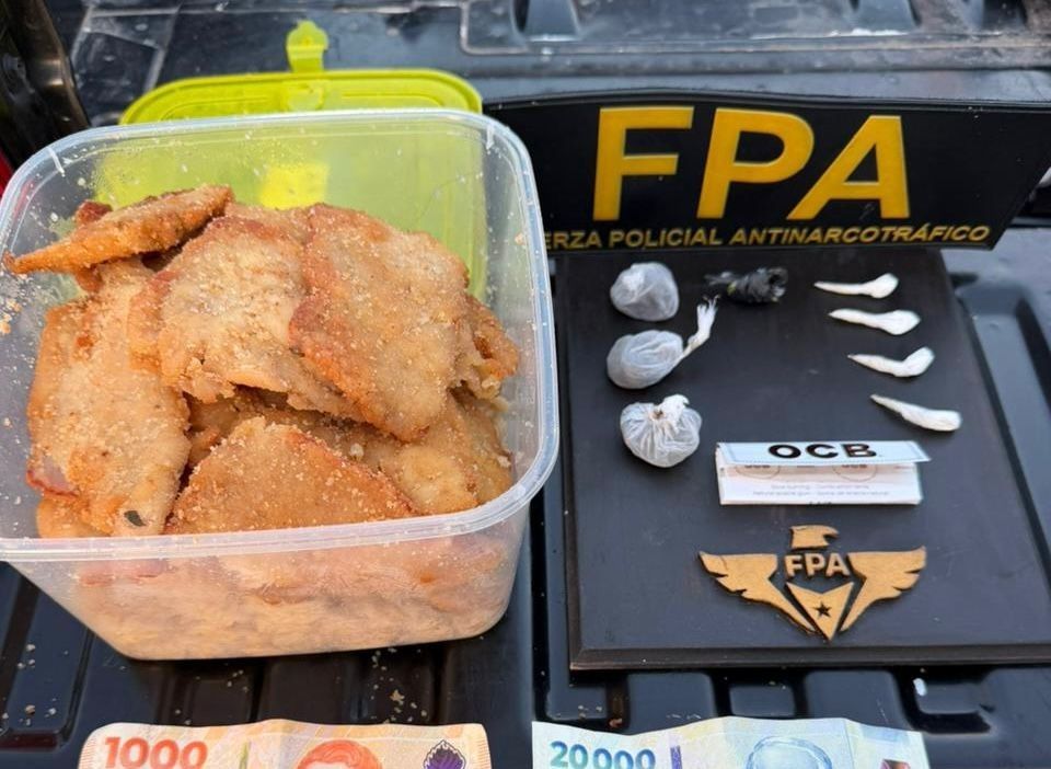 BOUWER: LA FPA JUNTO AL SERVICIO PENITENCIARIO SECUESTRARON COCAÍNA Y MARIHUANA EN UN CONTROL DE VISITAS Y DETUVIERON A UN HOMBRE