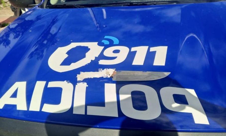 DETUVIERON A UN JOVEN EN CRUZ DEL EJE TRAS HERIR A UN ADOLESCENTE CON UNA CUCHILLA EN PLENA VÍA PÚBLICA