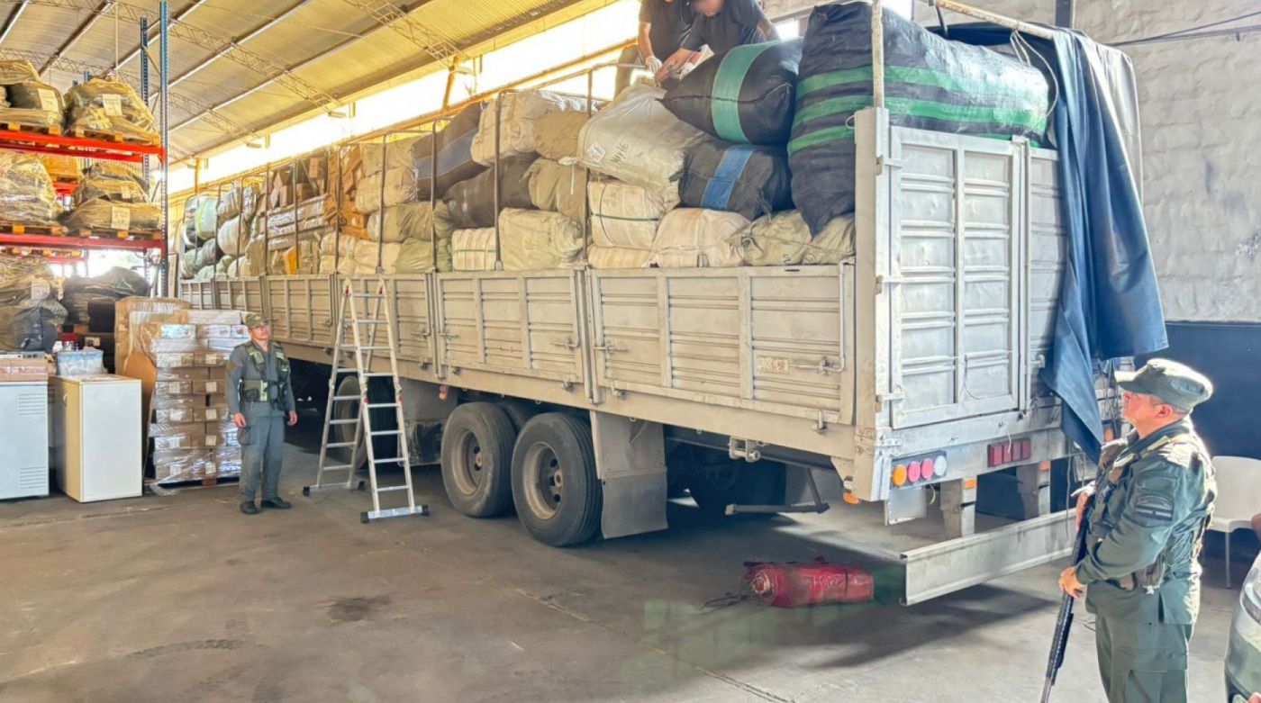 INTERCEPTARON EN CÓRDOBA OTRO CAMIÓN CON CONTRABANDO MILLONARIO DE MERCADERÍA