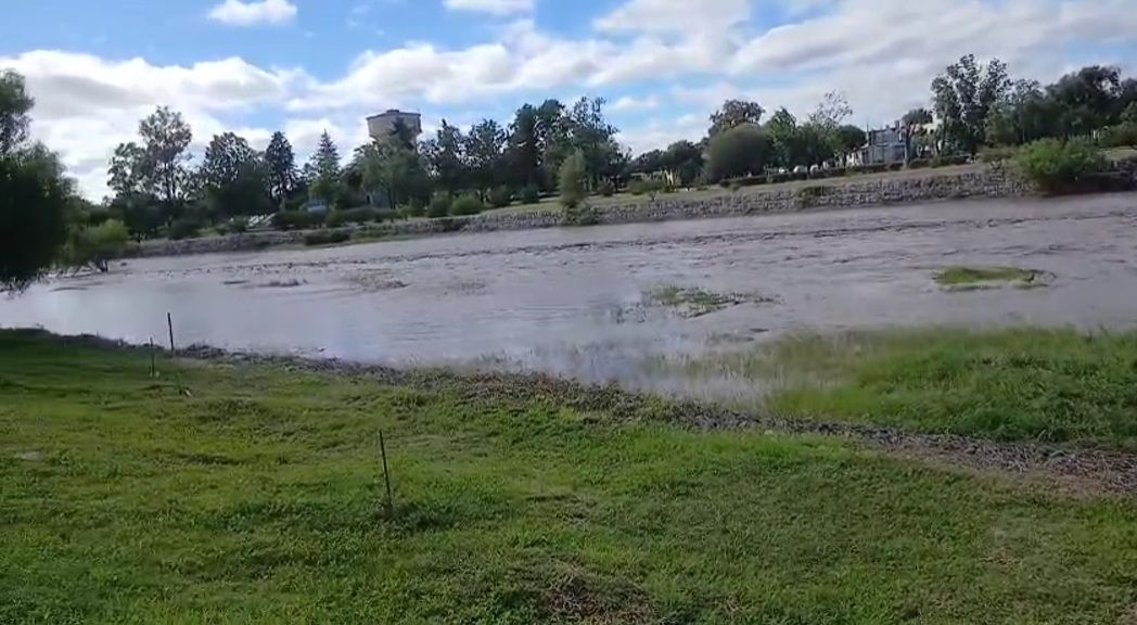 JESÚS MARÍA: ALERTA POR LA CRECIDA DEL RÍO GUANUSACATE