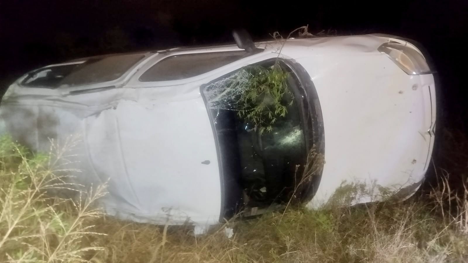 INTENTÓ ESQUIVAR UN ZORRO Y SE DIO VUELTA