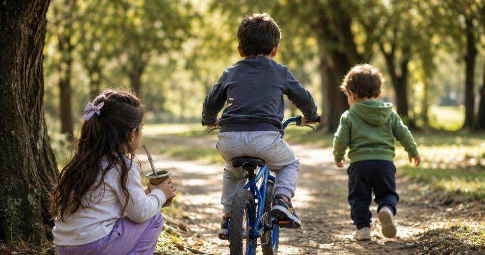 TRES HERMANITOS DESEAN CRECER JUNTOS EN UNA FAMILIA