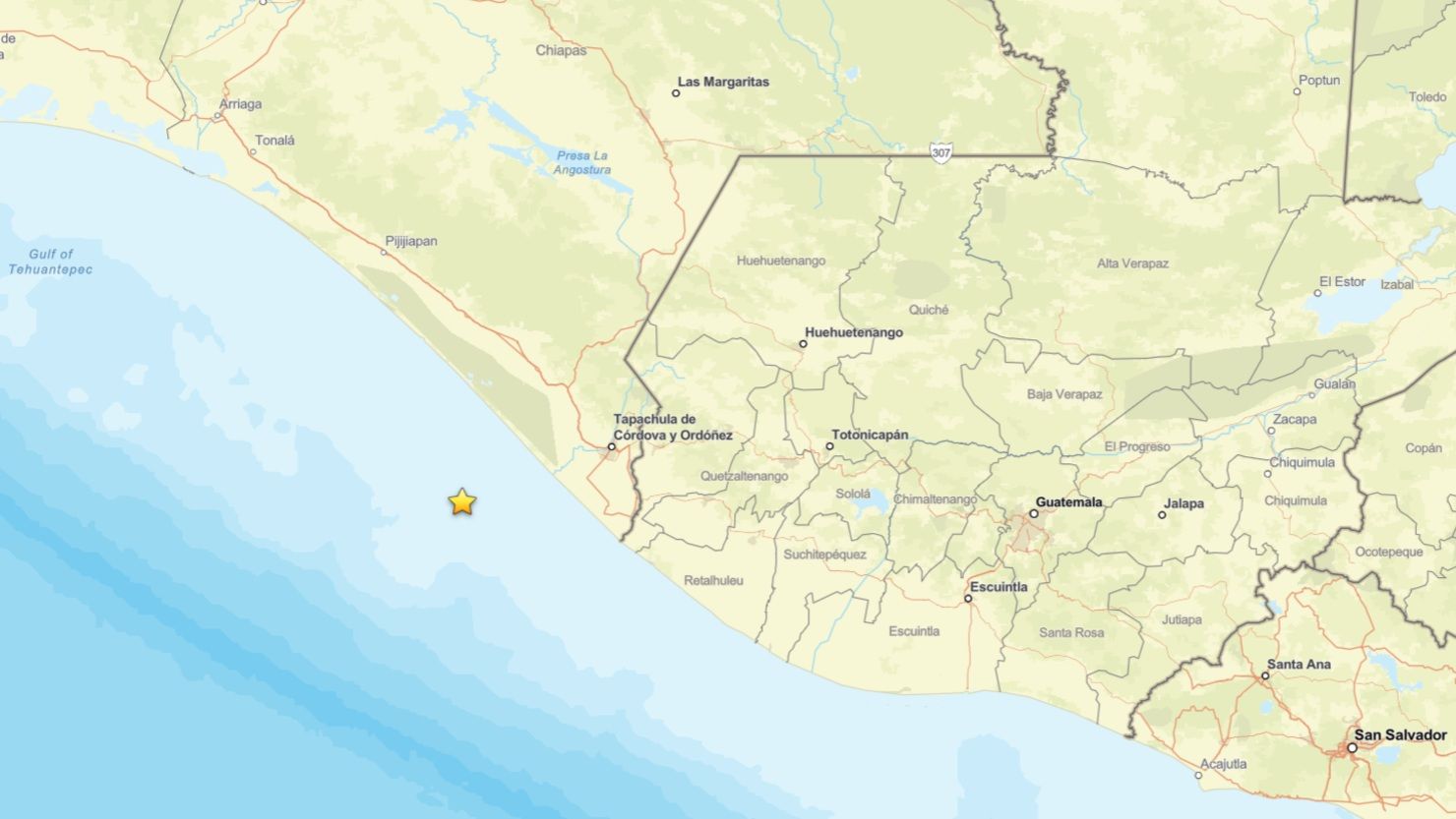 FUERTE SISMO DE MAGNITUD 7,4 EN MÉXICO SACUDE A CENTROAMÉRICA
