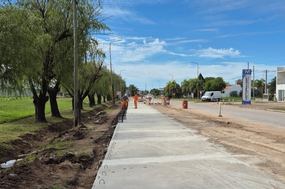 AVANZA LA CONSTRUCCIÓN DE LA CICLOVÍA QUE UNIRÁ BALNEARIA Y MIRAMAR DE ANSENUZA