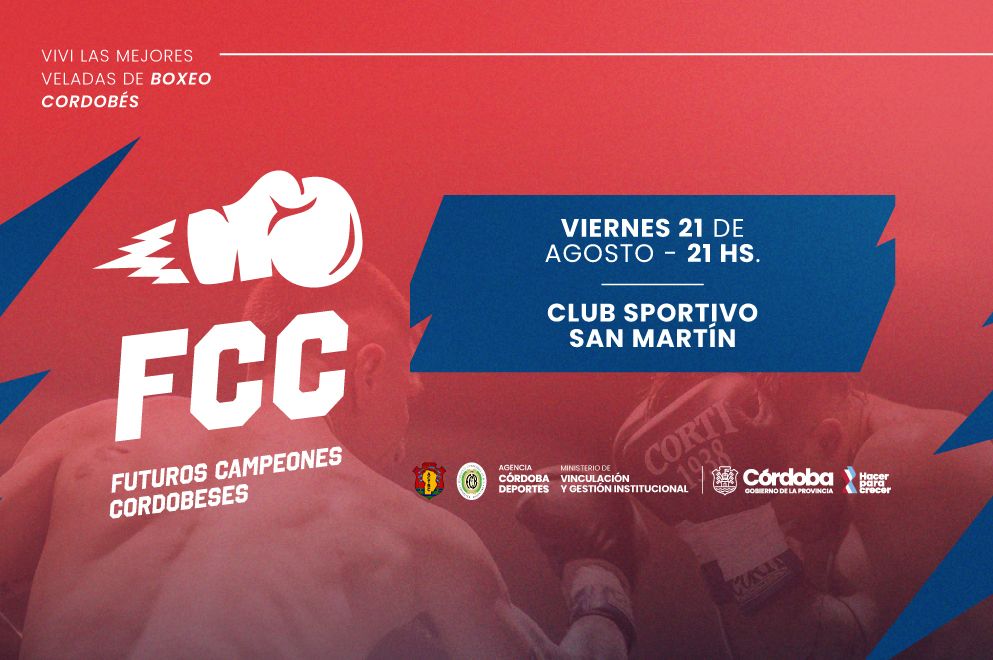 FUTUROS CAMPEONES CORDOBESES LLEGA A COLONIA CAROYA CON UNA NUEVA NOCHE DE BOXEO