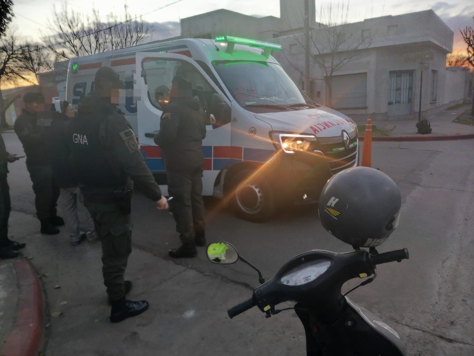 UN MENOR HERIDO EN UN ACCIDENTE EN JESÚS MARÍA