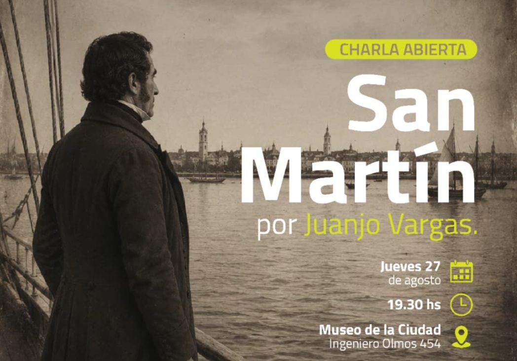 JESÚS MARÍA INVITA A CONOCER LA HISTORIA DE SAN MARTÍN EN UNA CHARLA ABIERTA