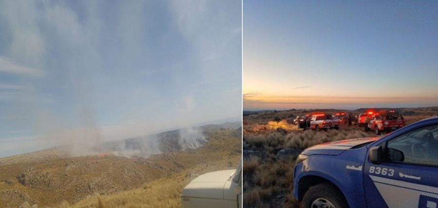 INCENDIO FORESTAL EN PIEDRA AZUL: 400 HECTÁREAS AFECTADAS Y CONTENIDAS
