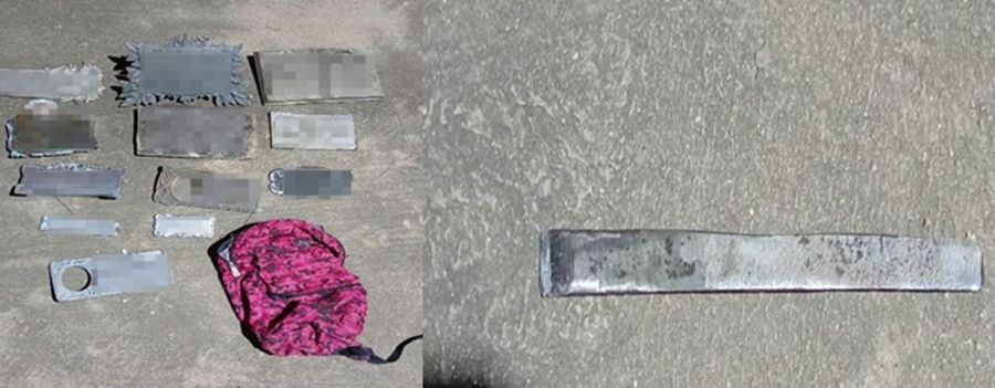 CRUZ DEL EJE: LA POLICÍA RECUPERÓ DOCE PLACAS DE BRONCE ROBADAS EN EL CEMENTERIO SAN JOSÉ
