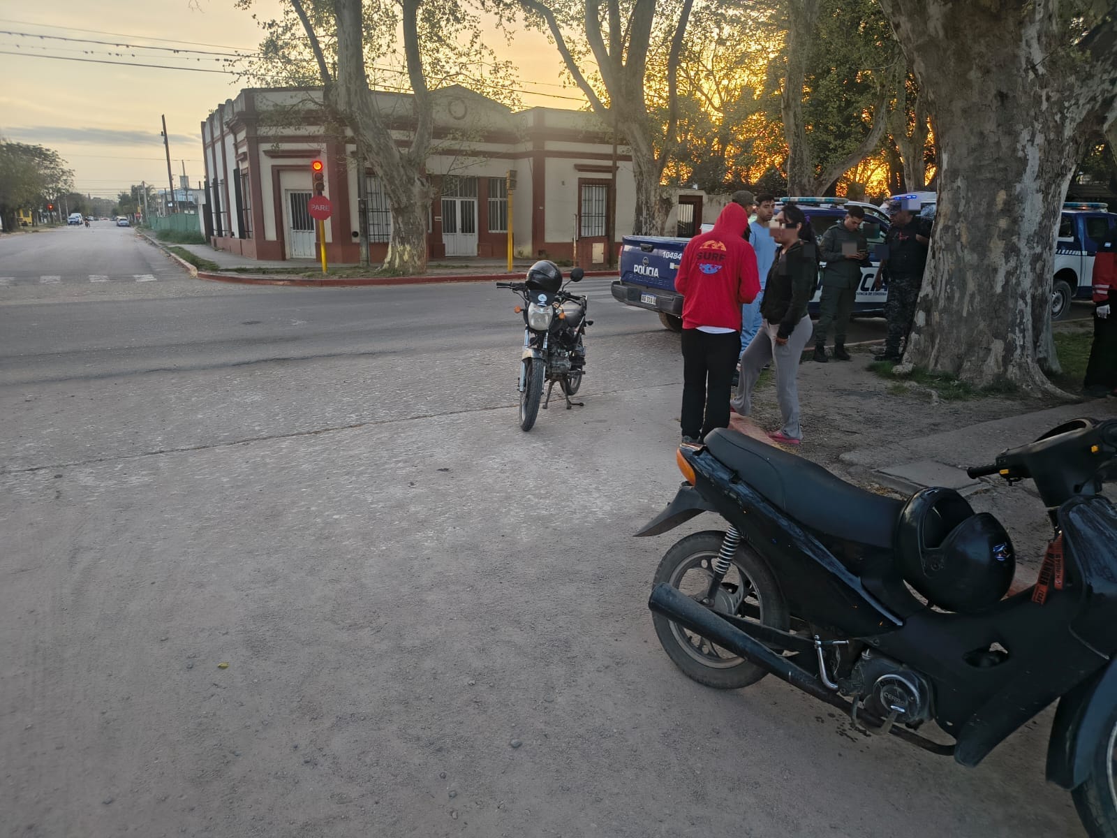 UNA MUJER HERIDA EN UN ACCIDENTE EN COLONIA CAROYA