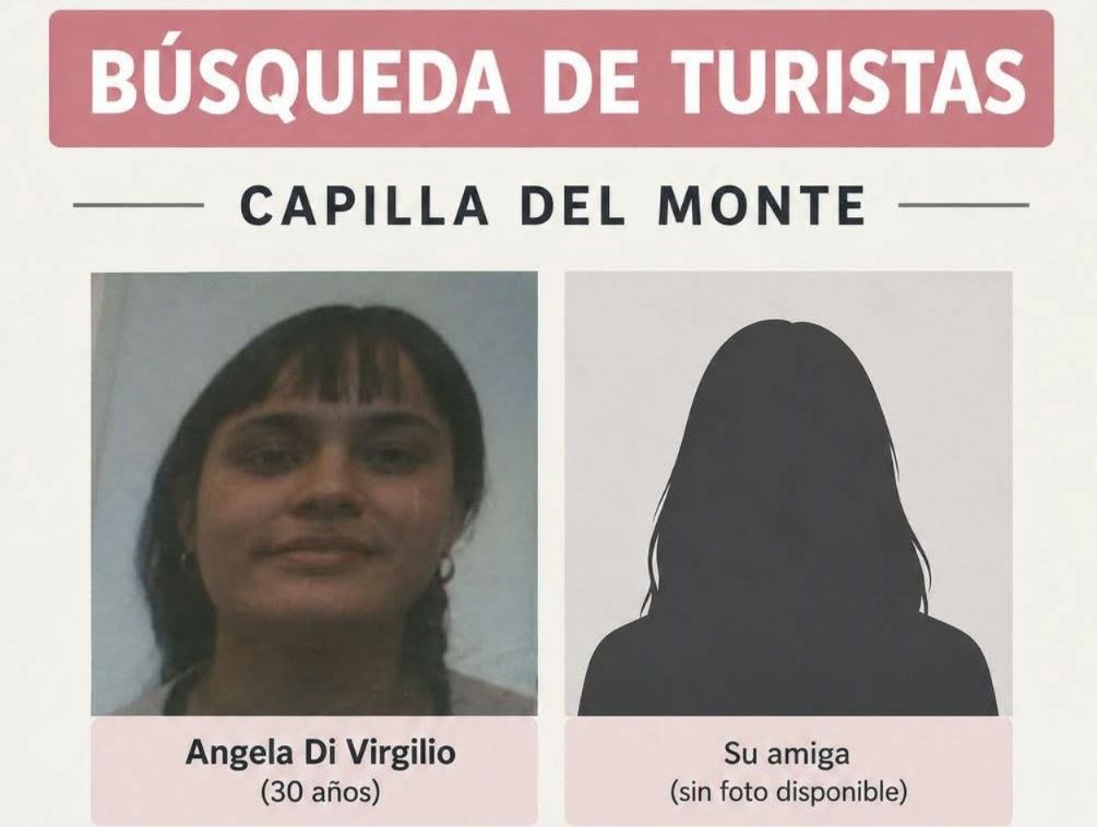 BUSCAN DESESPERADAMENTE A DOS MUJERES QUE DESAPARECIERON TRAS SALIR DE EXCURSIÓN EN CAPILLA DEL MONTE